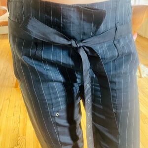 Derek Lam Cropped Paperbag Waist Pant